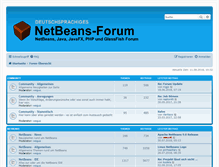 Tablet Screenshot of netbeans-forum.de